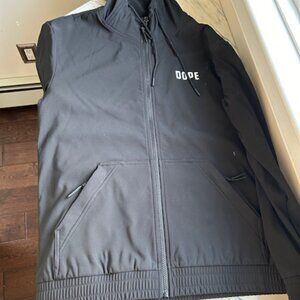 NEW Black Men's XS Dope Snow Flight Zip